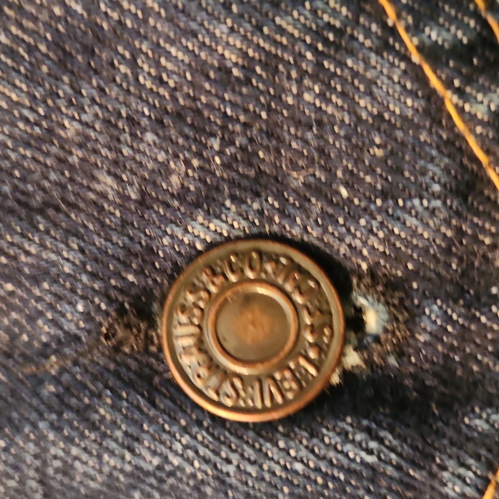 Levi's Big E Vintage Trucker Dark Blue Denim Jacket 1960s - Picture 5 of 14